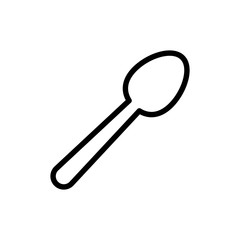 Spoon icon vector