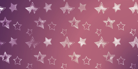 Stars hand drawn illustration. Seamless abstract surface pattern design