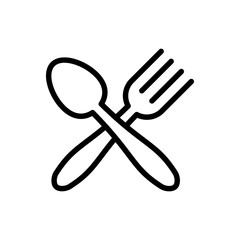 Spoon and fork icon