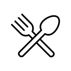 Spoon and fork icon