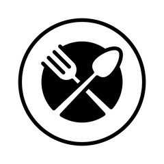 Spoon and fork icon