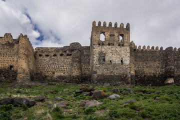 Fototapeta na wymiar Khertvisi fortress ruins ancient monument
