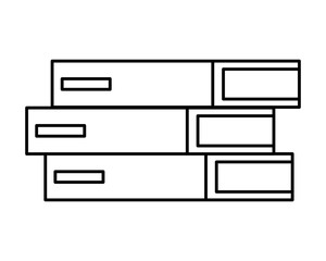 pile text books education icons