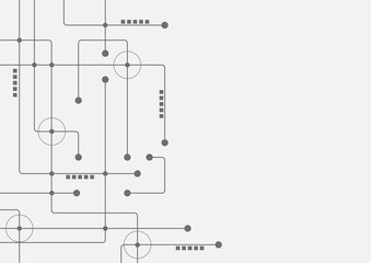 Abstract geometric connect lines and dots.Simple technology graphic background.Illustration Vector design Network and Connection concept.