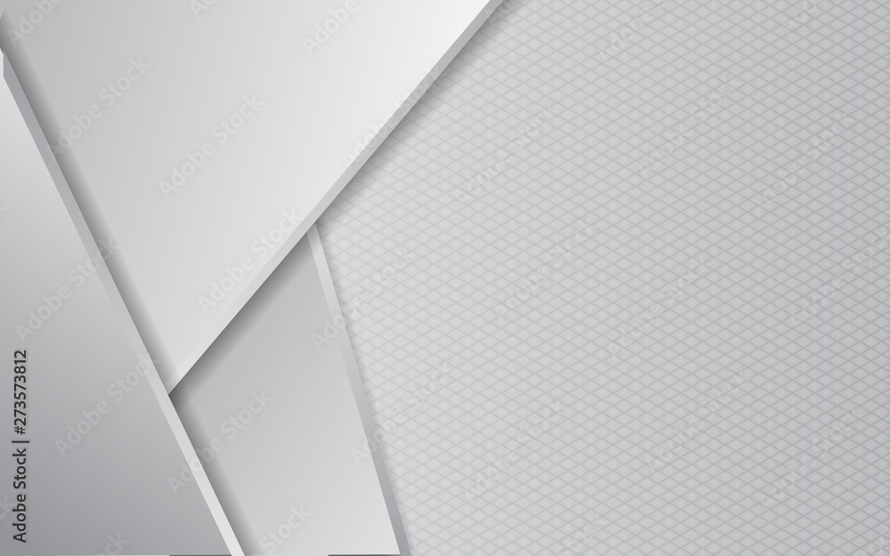 Aufkleber abstract background white and gray overlap background. contract color tech innovation concept for us