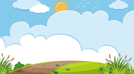 A simple nature road