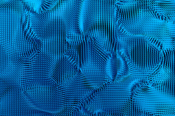 Blue Wave Pixel Background Noise Pattern