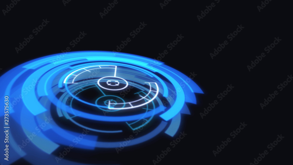 Poster hud futuristic communication elements information graphic visualization concept design. virtual real