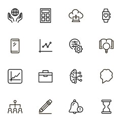 Line icon set