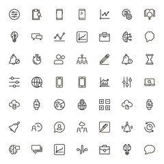 Line icon set