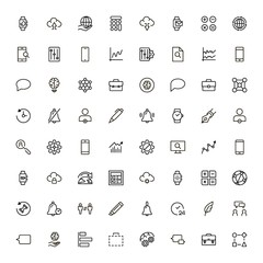 Line icon set