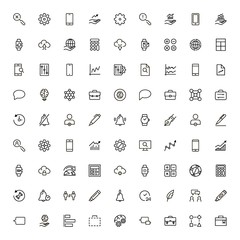 Line icon set