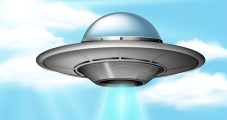 A ufo on the sky © brgfx