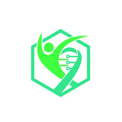 Wellness Healthcare Nature Logo Template