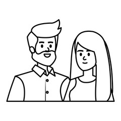 adults parents couple avatars characters