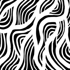 Brush grunge pattern. White and black vector.