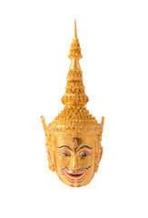 Hua Khon (Thai Traditional Mask) Used in Khon - Thai traditional dance of the Ramayana Saga