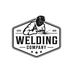 Welding company logo design