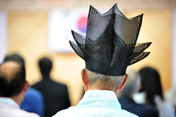 Gat, Korean traditional hat made of bamboo and horsehair