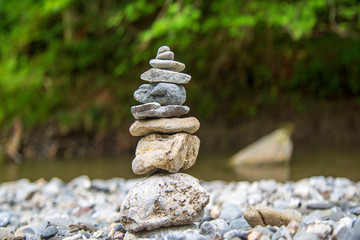 Steinturm - Steinmännchen - Allgäu - Harmonie