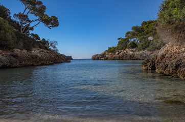 Cala Dor beach at Cala d'Or city Palma Mallorca Island Spain