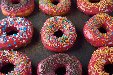 Donuts with icing