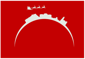 malaga city skyline in spain