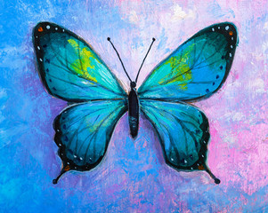 abstract painting butterfly
