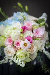 Fototapeta na wymiar close up of wedding bouquet