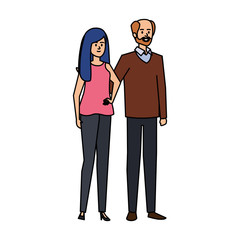 adults parents couple avatars characters