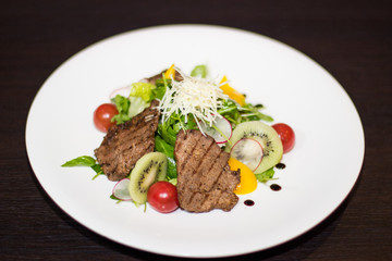 еда, меню, блюдо,блюда, мясо, ресторан, food, meat, meal, dinner, plate, beef, grilled, steak, chicken, vegetable, dish, pork, lunch, restaurant, gourmet, tomato, closeup, cuisine, vegetables, barbecu