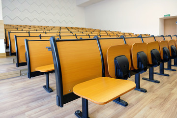 empty lecture hall at university