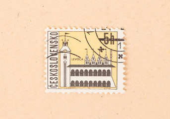 Czechoslovakia - CIRCA 1970: A stamp printed in Czechoslovakia shows a church, circa 1970