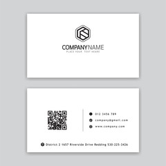 Modern business card template design