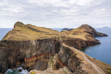 Madeira island ocean and mountains landscape, Calhan, Portugal