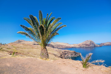 Madeira island ocean and mountains landscape, Calhan, Portugal
