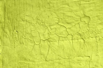 yellow creative rough damaged painting texture - cute abstract photo background