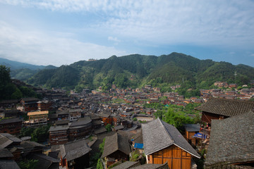 thousand miao village in guizhou china