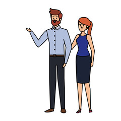 adults parents couple avatars characters