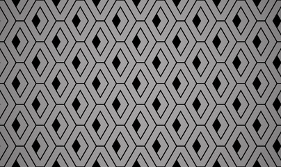 Abstract geometric pattern. A seamless vector background. Black ornament. Graphic modern pattern. Simple lattice graphic design