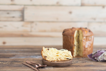 Panettone  typical christmas food