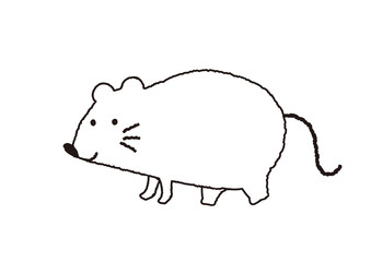 ネズミ　イラスト