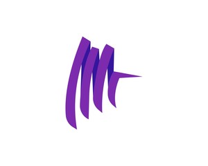 Audio sound wave logo template design vector