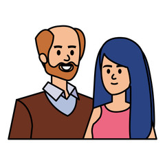 adults parents couple avatars characters