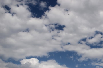 Obraz premium Cloud on background sky