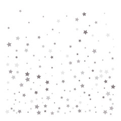 Random falling silver stars