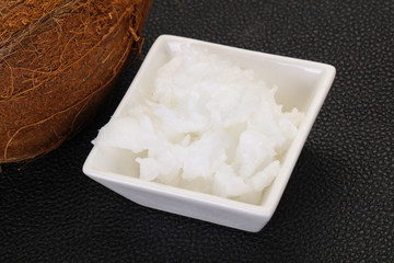 Dietary Coconut oil in the bowl