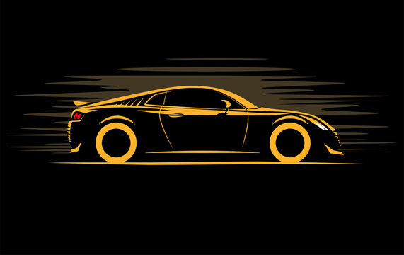 Sport Car Outline Images – Browse 52,717 Stock Photos, Vectors, and Video |  Adobe Stock
