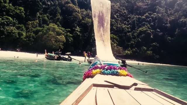 Monkey Beach in Thailand