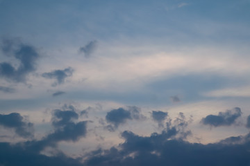 Naklejka na ściany i meble sky and cloud at the sunset time